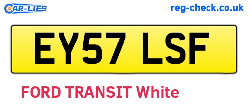 EY57LSF are the vehicle registration plates.
