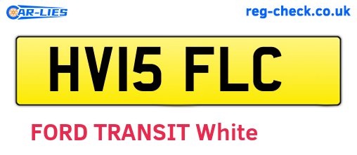 HV15FLC are the vehicle registration plates.
