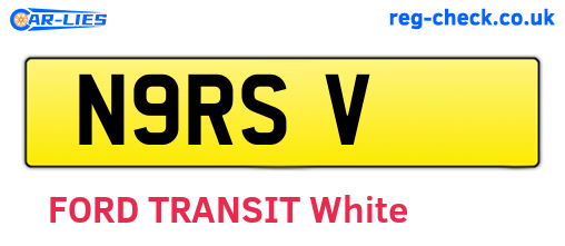 N9RSV are the vehicle registration plates.