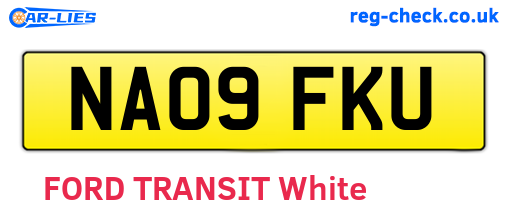 NA09FKU are the vehicle registration plates.