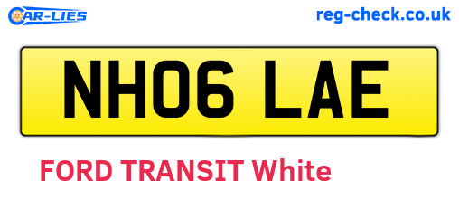 NH06LAE are the vehicle registration plates.