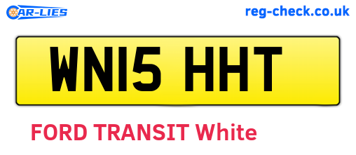 WN15HHT are the vehicle registration plates.