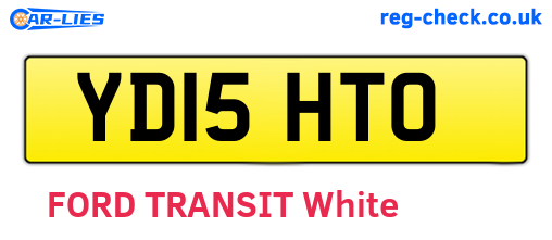 YD15HTO are the vehicle registration plates.