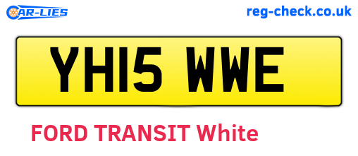 YH15WWE are the vehicle registration plates.