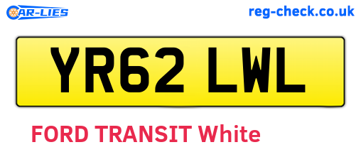 YR62LWL are the vehicle registration plates.