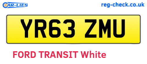 YR63ZMU are the vehicle registration plates.