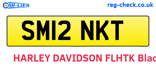 SM12NKT are the vehicle registration plates.