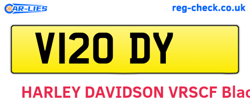 V12ODY are the vehicle registration plates.