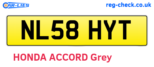 NL58HYT are the vehicle registration plates.
