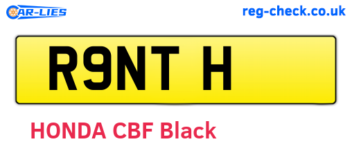 R9NTH are the vehicle registration plates.