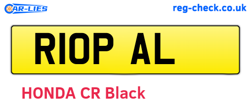 R10PAL are the vehicle registration plates.