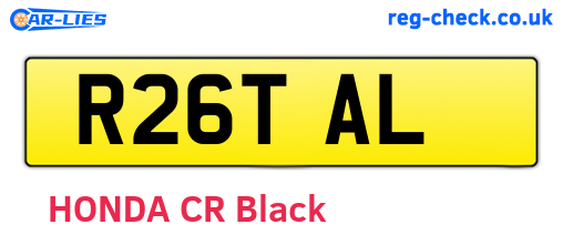 R26TAL are the vehicle registration plates.