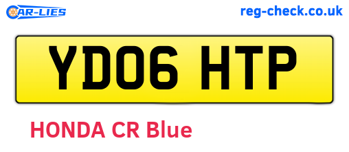 YD06HTP are the vehicle registration plates.