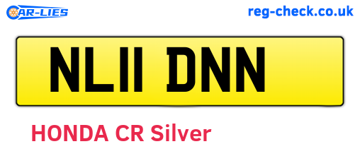 NL11DNN are the vehicle registration plates.