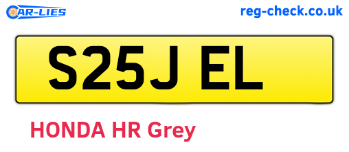 S25JEL are the vehicle registration plates.