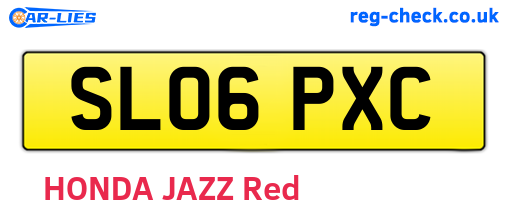 SL06PXC are the vehicle registration plates.