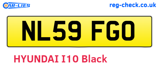 NL59FGO are the vehicle registration plates.