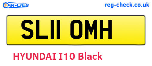 SL11OMH are the vehicle registration plates.