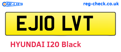 EJ10LVT are the vehicle registration plates.