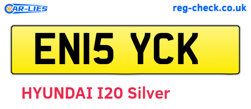 EN15YCK are the vehicle registration plates.