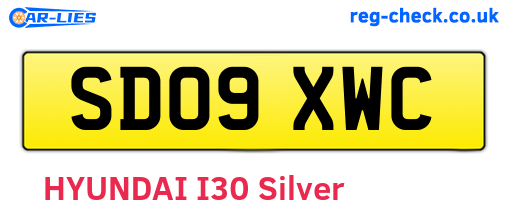 SD09XWC are the vehicle registration plates.