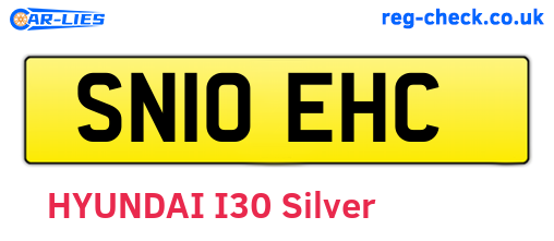 SN10EHC are the vehicle registration plates.
