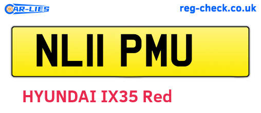 NL11PMU are the vehicle registration plates.