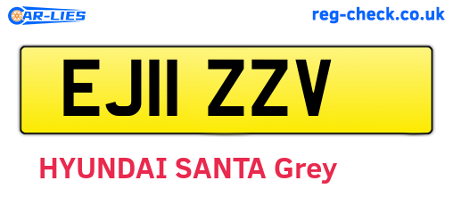 EJ11ZZV are the vehicle registration plates.