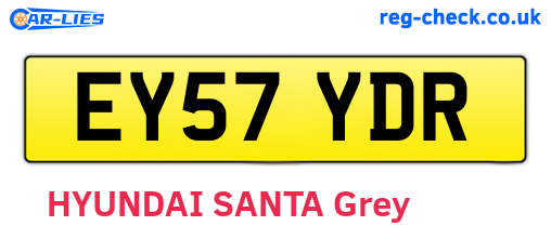 EY57YDR are the vehicle registration plates.