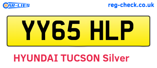 YY65HLP are the vehicle registration plates.