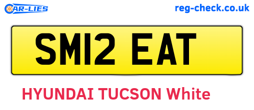 SM12EAT are the vehicle registration plates.