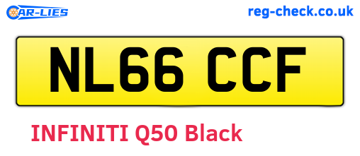 NL66CCF are the vehicle registration plates.