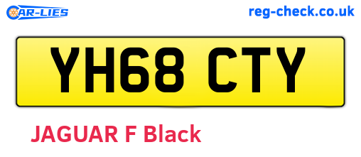 YH68CTY are the vehicle registration plates.