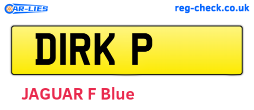 D1RKP are the vehicle registration plates.