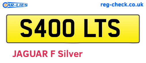 S400LTS are the vehicle registration plates.