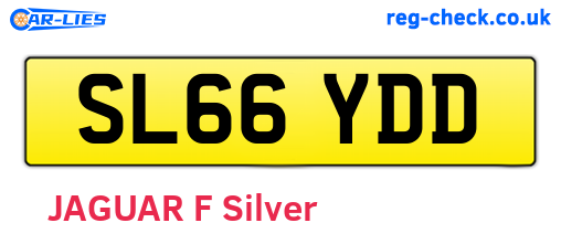 SL66YDD are the vehicle registration plates.