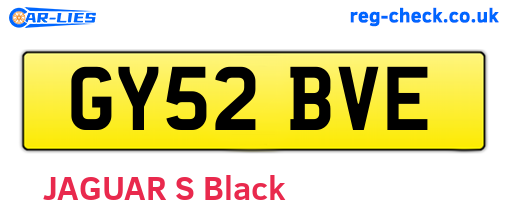 GY52BVE are the vehicle registration plates.