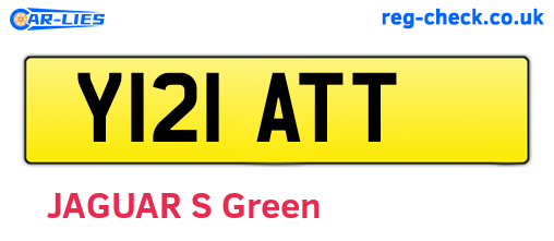 Y121ATT are the vehicle registration plates.