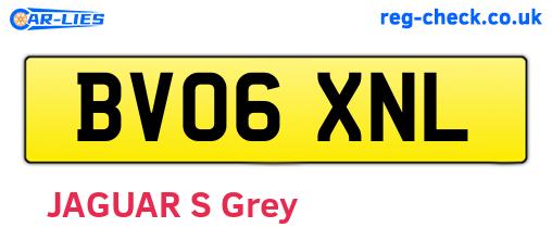 BV06XNL are the vehicle registration plates.