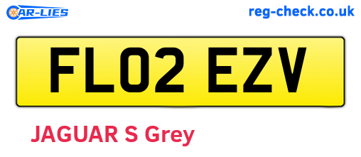 FL02EZV are the vehicle registration plates.