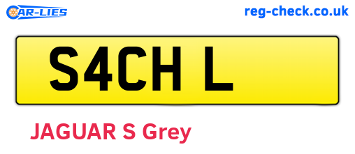 S4CHL are the vehicle registration plates.