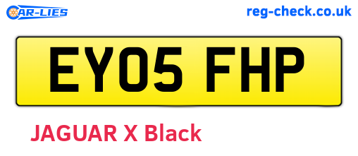 EY05FHP are the vehicle registration plates.