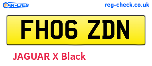 FH06ZDN are the vehicle registration plates.