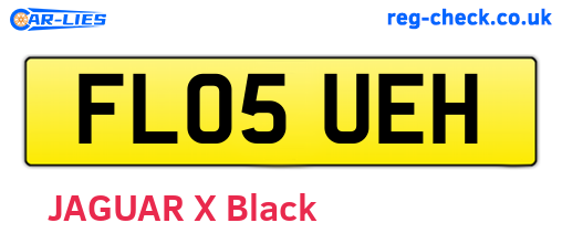FL05UEH are the vehicle registration plates.