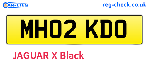 MH02KDO are the vehicle registration plates.