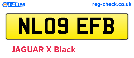NL09EFB are the vehicle registration plates.