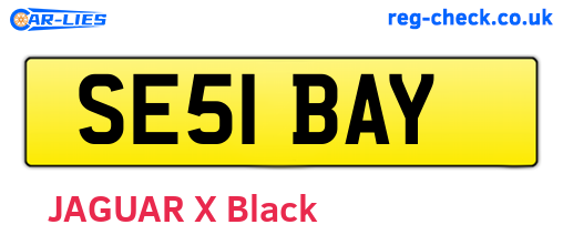 SE51BAY are the vehicle registration plates.