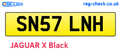 SN57LNH are the vehicle registration plates.