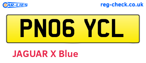 PN06YCL are the vehicle registration plates.