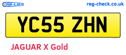 YC55ZHN are the vehicle registration plates.